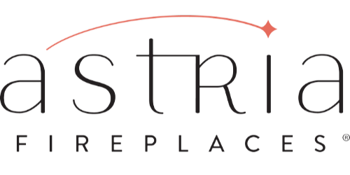 Full Time Heating & Cooling | A logo for a company called astra fireplace.