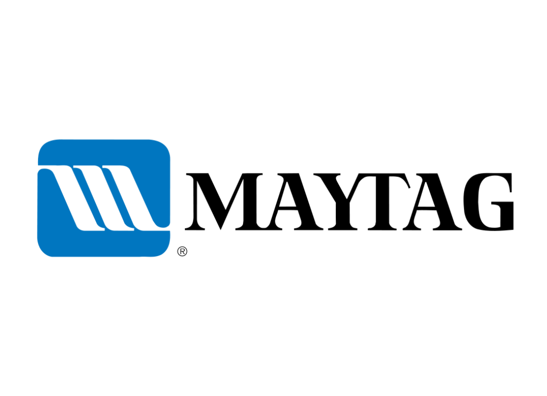 Full Time Heating & Cooling | The maytag logo is blue and black on a white background.