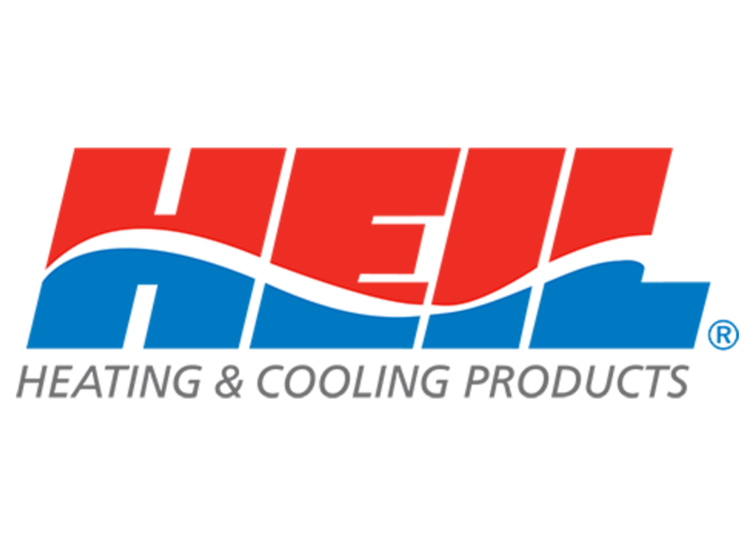 Full Time Heating & Cooling | a heil heating and cooling logo with a white background