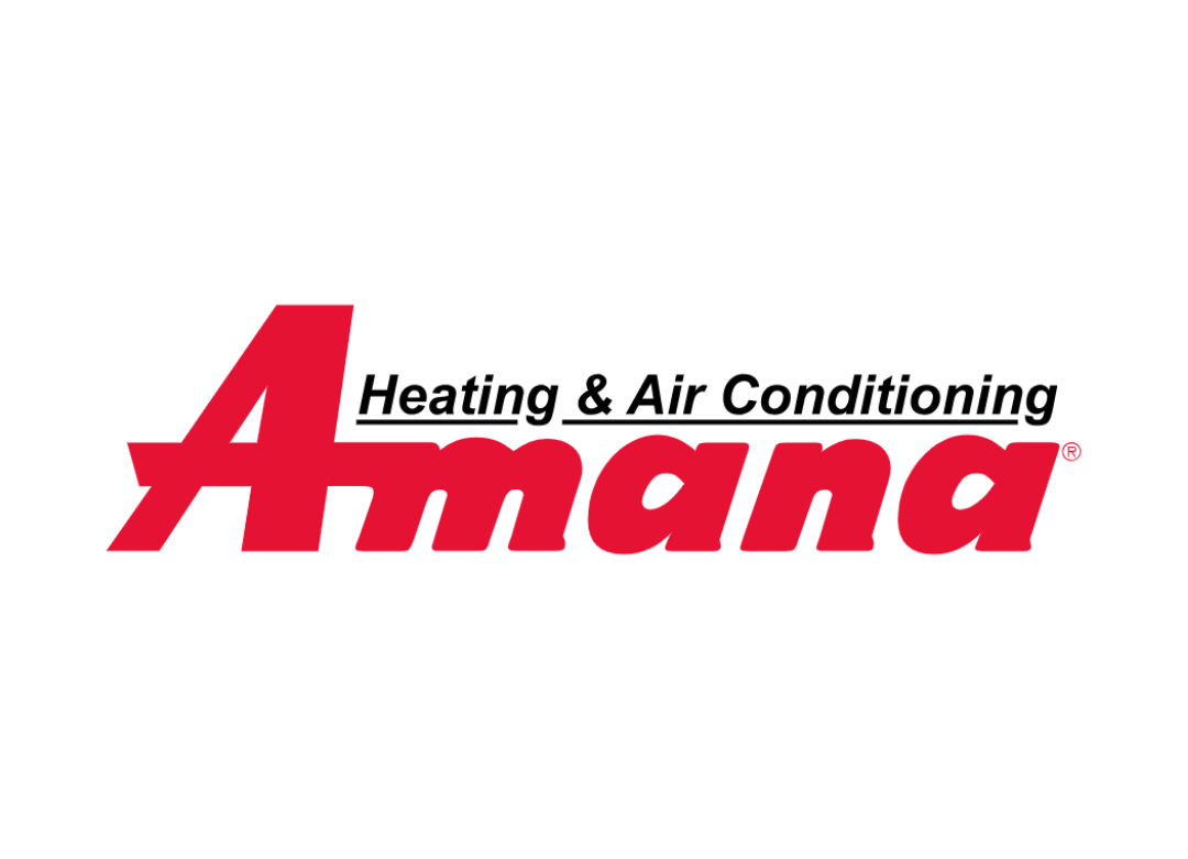 Full Time Heating & Cooling | A logo for a company called amana heating and air conditioning