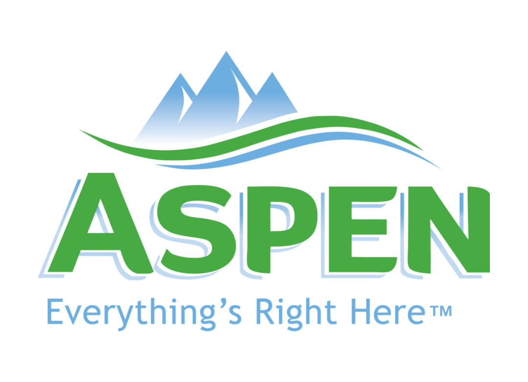 Full Time Heating & Cooling | The logo for aspen everything 's right here.