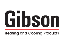 Full Time Heating & Cooling | The gibson heating and cooling products logo is on a white background.