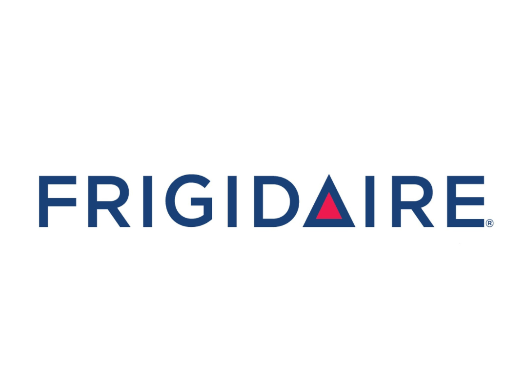 Full Time Heating & Cooling | The frigidaire logo is on a white background.