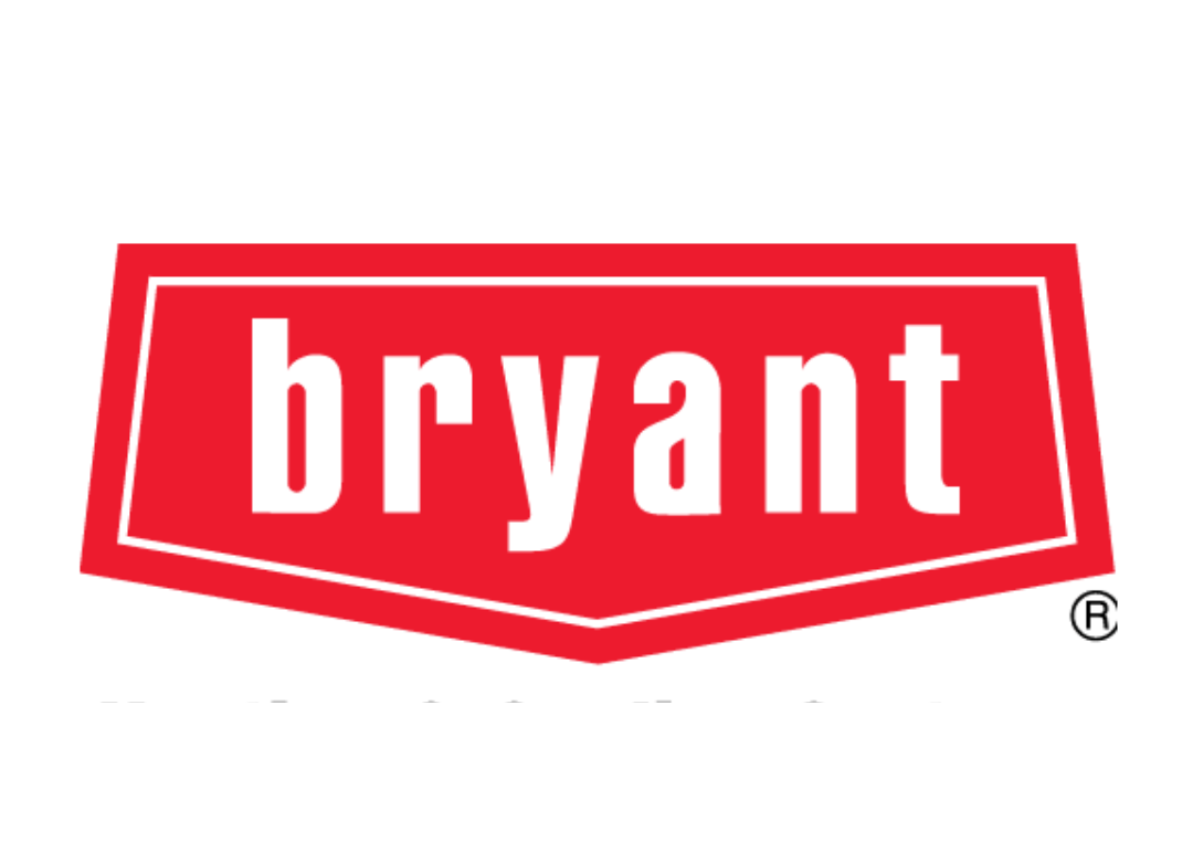 Full Time Heating & Cooling | The bryant logo is red and white on a white background.