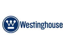 Full Time Heating & Cooling | The westinghouse logo is blue and white and has a crown on it.