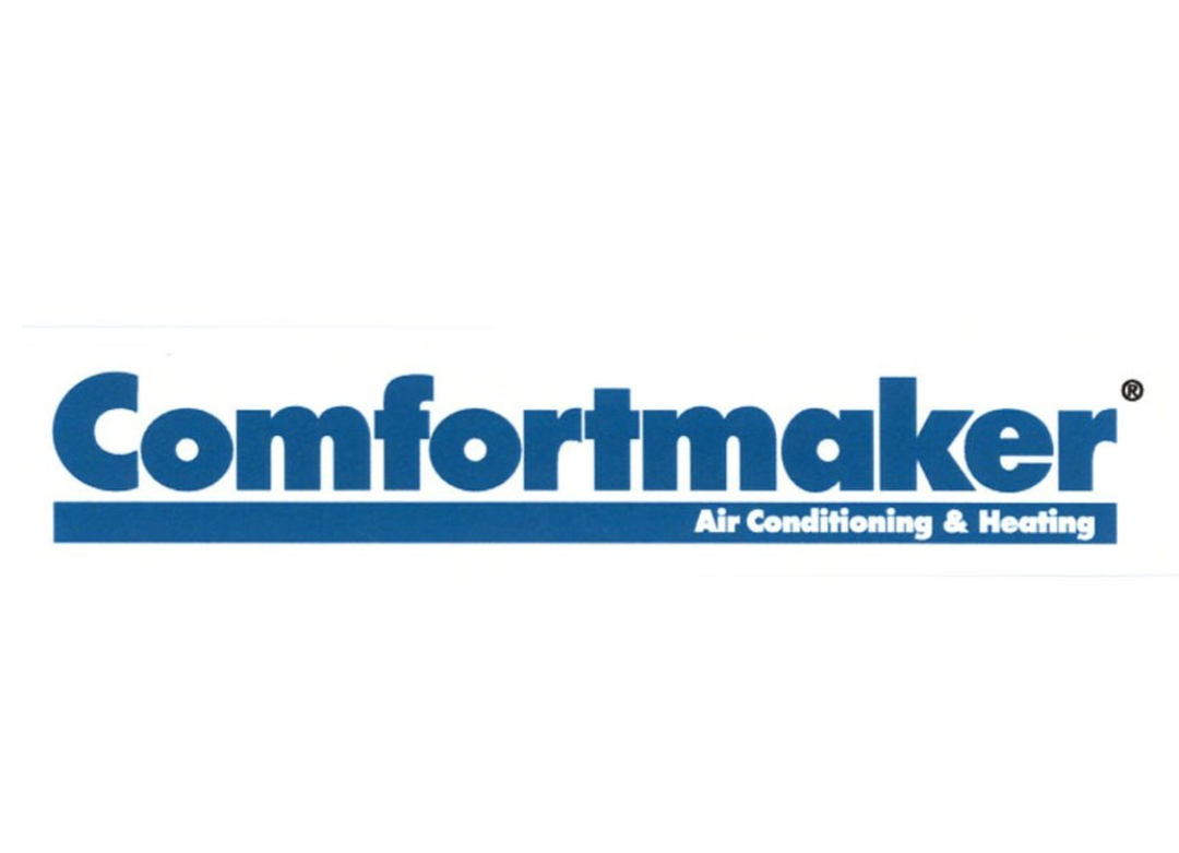 Full Time Heating & Cooling | Comfortmaker air conditioning and heating logo on a white background