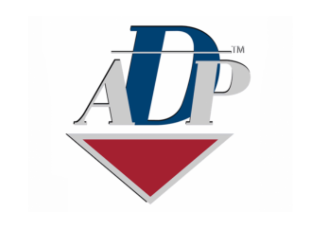 Full Time Heating & Cooling | An adp logo with a red triangle in the middle