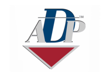 Full Time Heating & Cooling | An adp logo with a red triangle in the middle