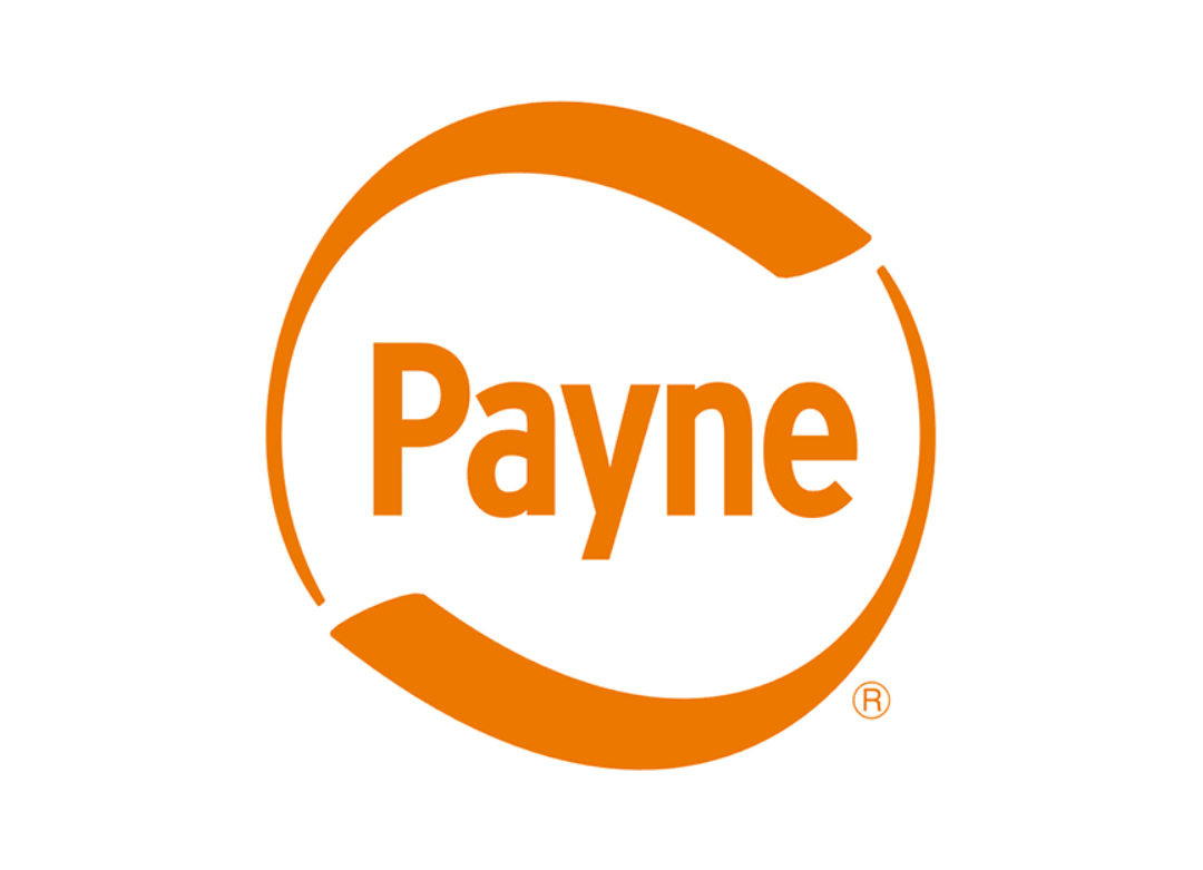 Full Time Heating & Cooling | An orange payne logo on a white background