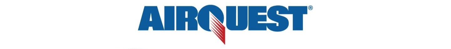 Airquest logo in blue text on a white background