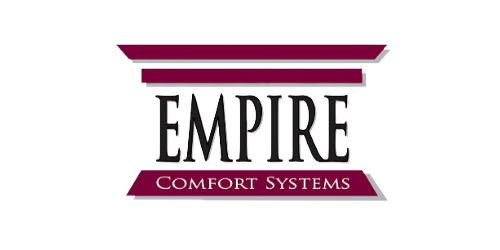 Full Time Heating & Cooling | Empire comfort systems logo on a white background