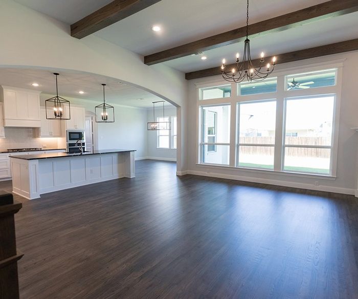 Kitchen With Vinyl Flooring — Dracut, MA — Down to Earth Construction