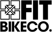 A black and white logo for fit bike co.