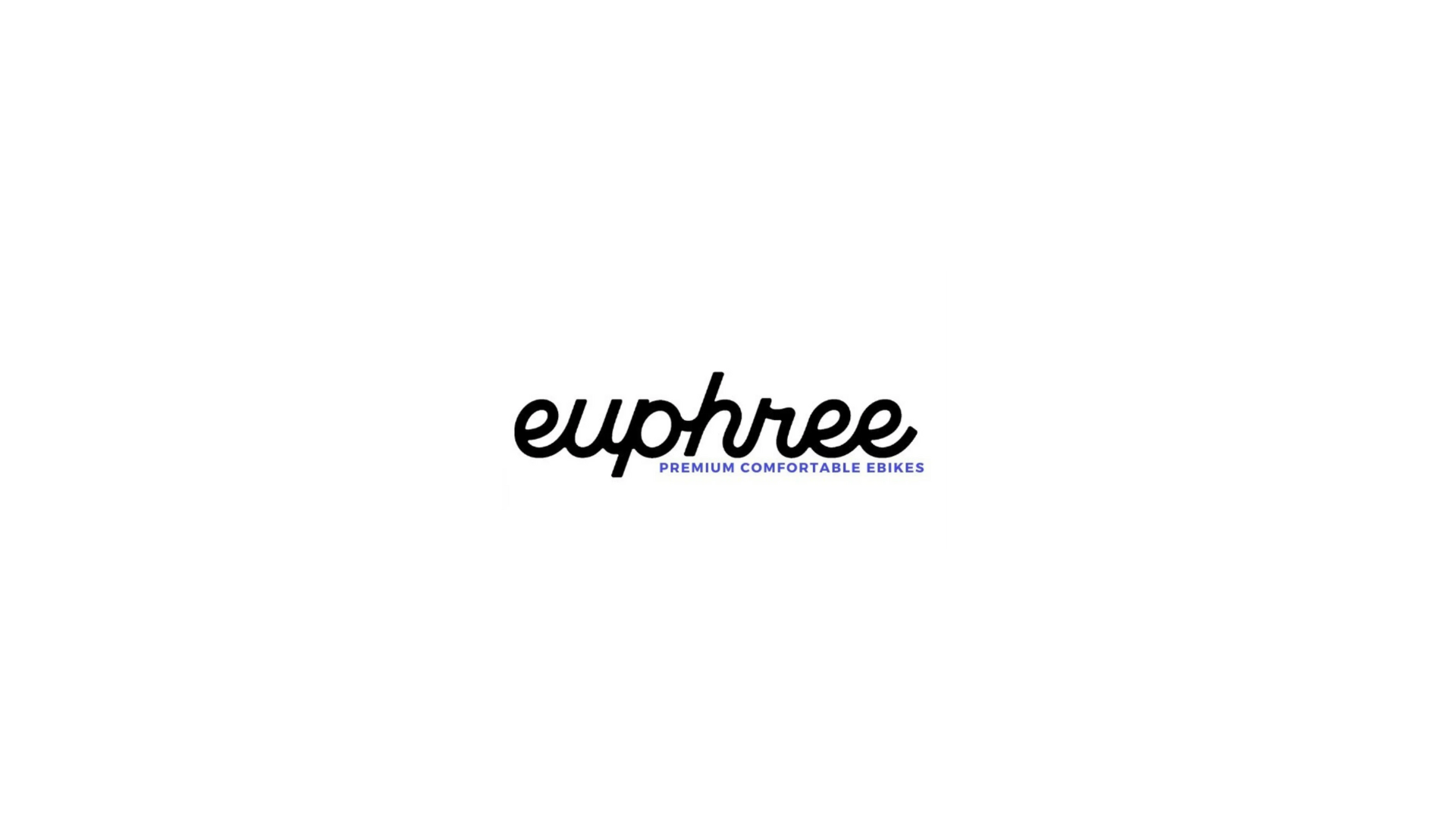 A black and white logo for euphree on a white background.