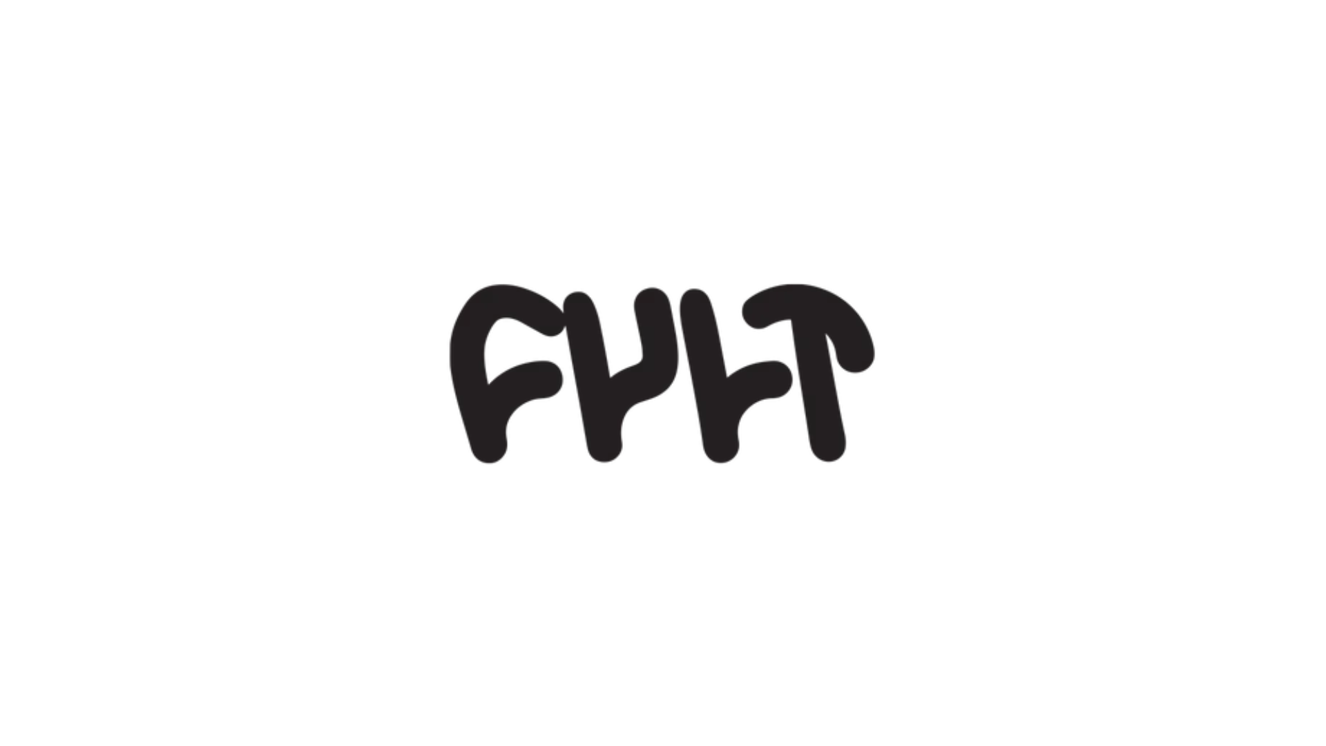 The word cult is written in black on a white background.