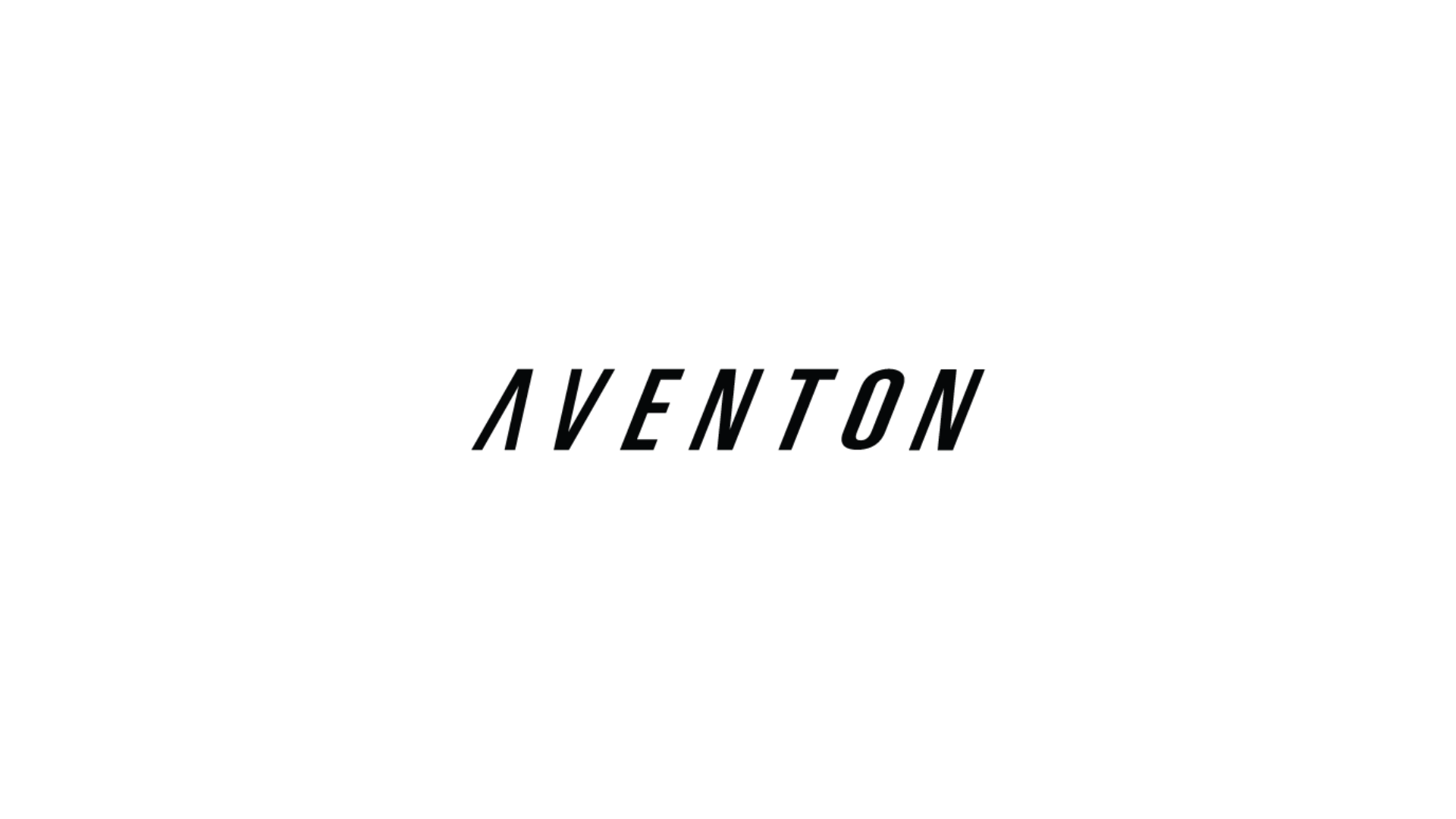 A black and white logo for aventon on a white background.