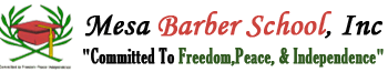 Mesa Barber School Inc. logo