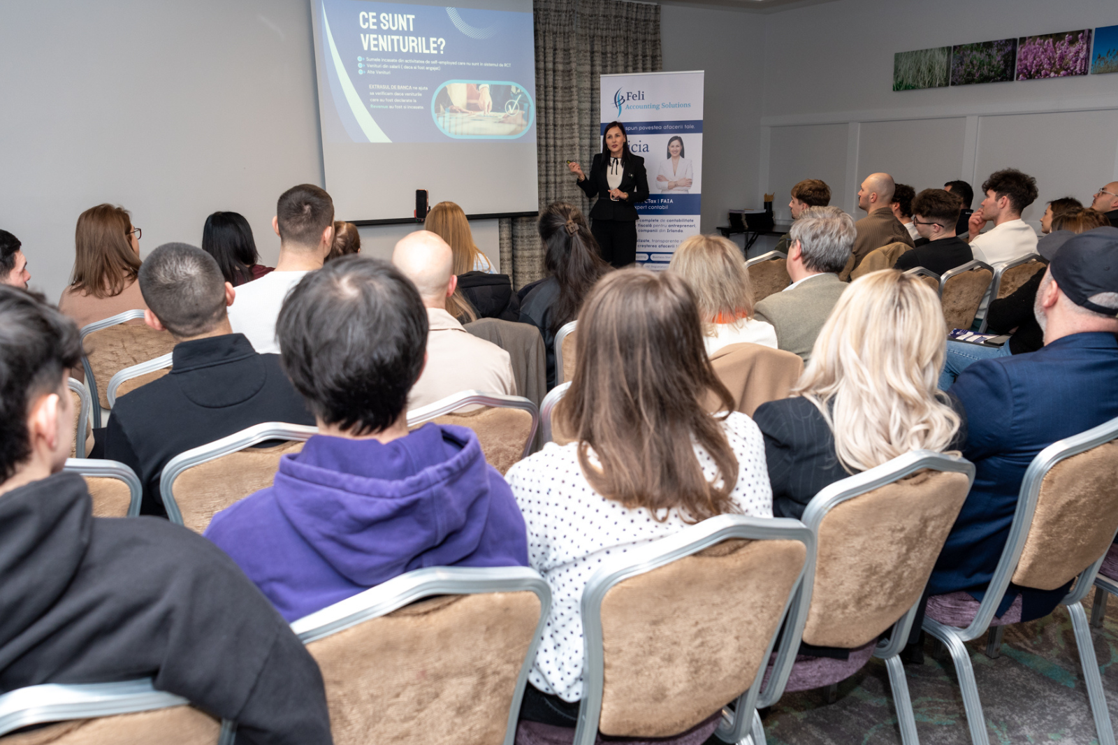 Feli Accounting Solutions lead accountant conducting seminar