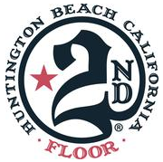 Logo for 2nd Floor, Huntington Beach, California, featuring a large number
