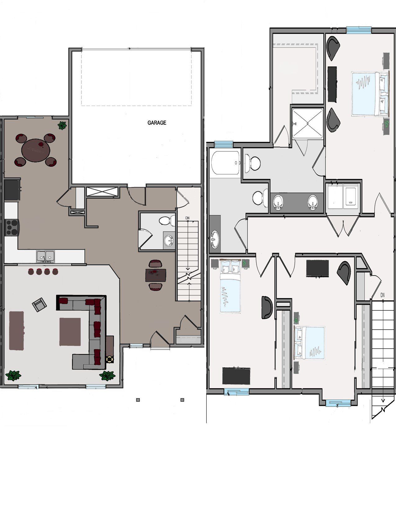 Sunset Ridge Floorplan Steamboat