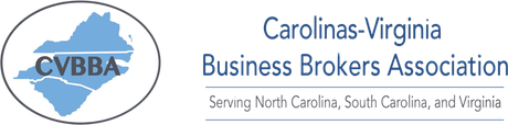 Logo of Carolinas-Virginia Business Brokers Association with map of the Carolinas and Virginia.