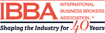 IBBA logo: red text