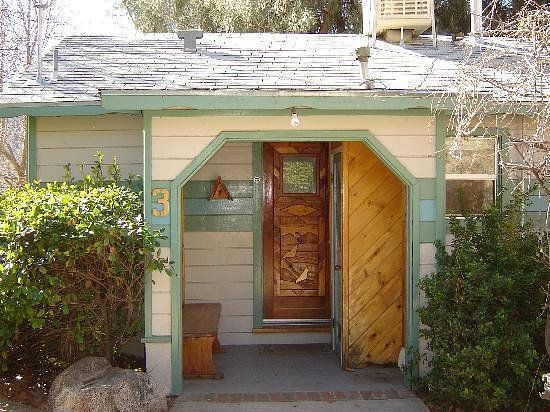 A small house with the number 3 on it