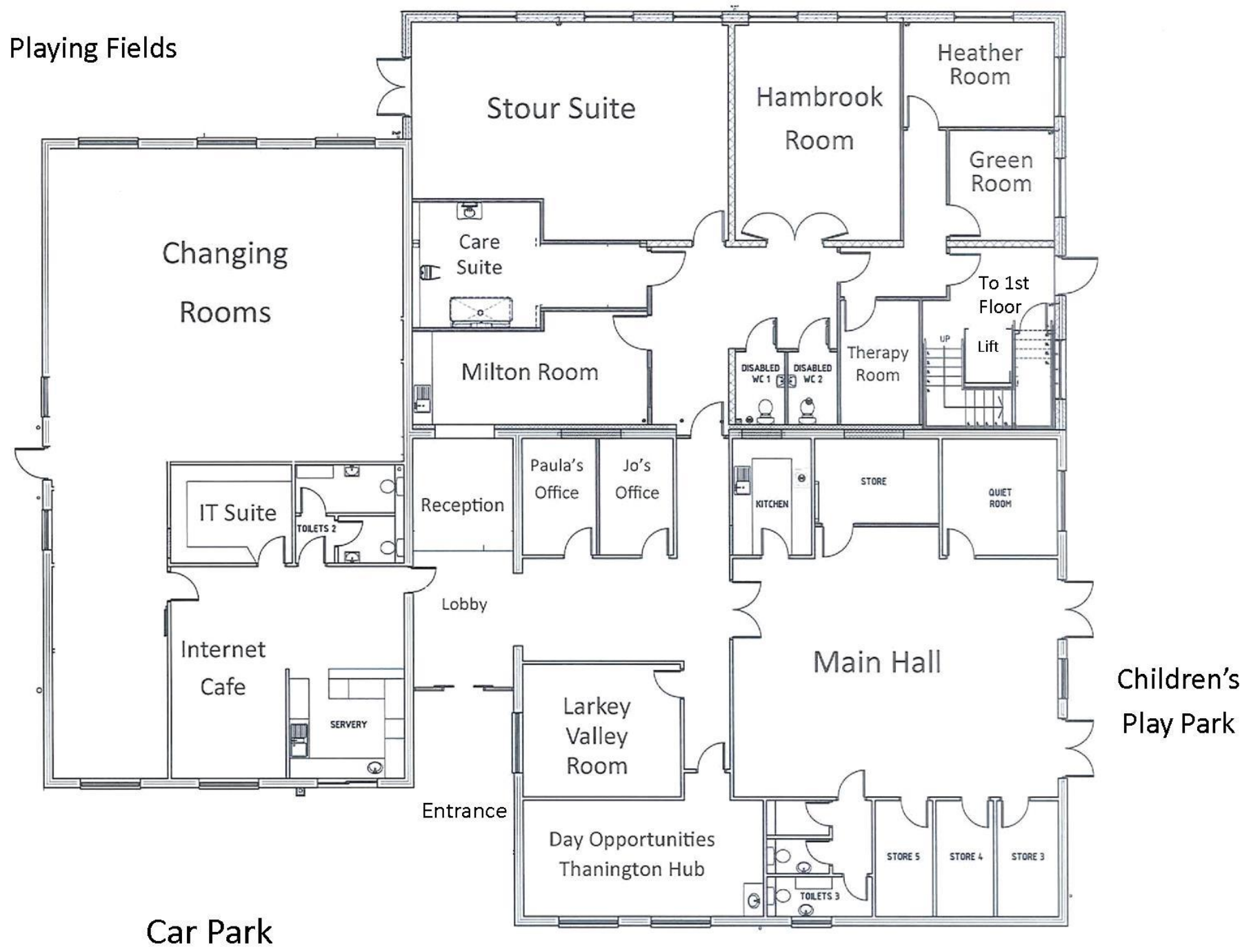 Thanington Neighbourhood Resource Centre Layout