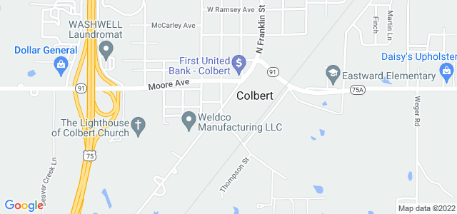 Map of business location