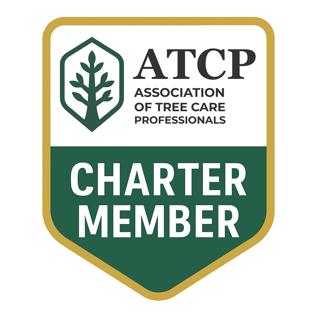 ATCP Charter Member badge with green, white, and gold shield logo
