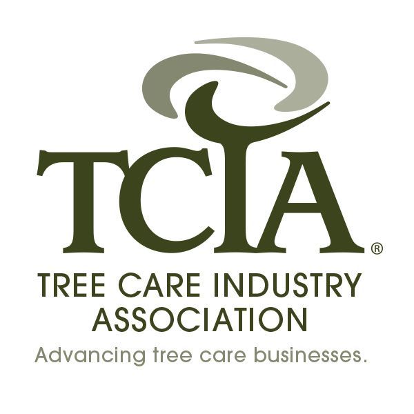 TCIA Tree Care Industry Association logo in green and gray with the tagline “Advancing tree care businesses.”