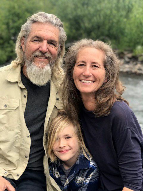 Austin and family at Red Gate Ranch