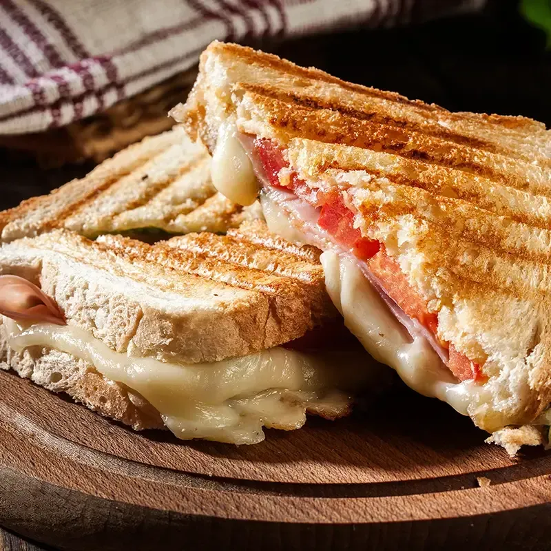 A variety of fresh, made-to-order paninis and sandwiches served hot or cold.