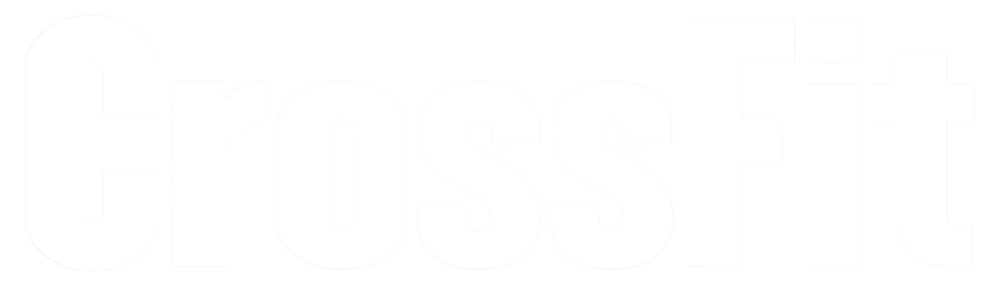 the CrossFit logo in white