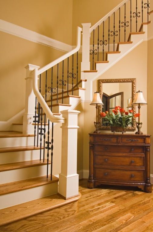 staining hardwood floors and staircases