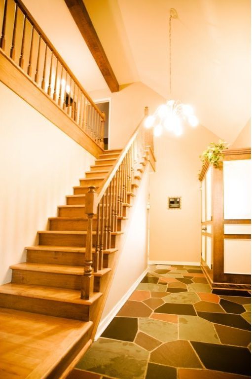Maple staircase