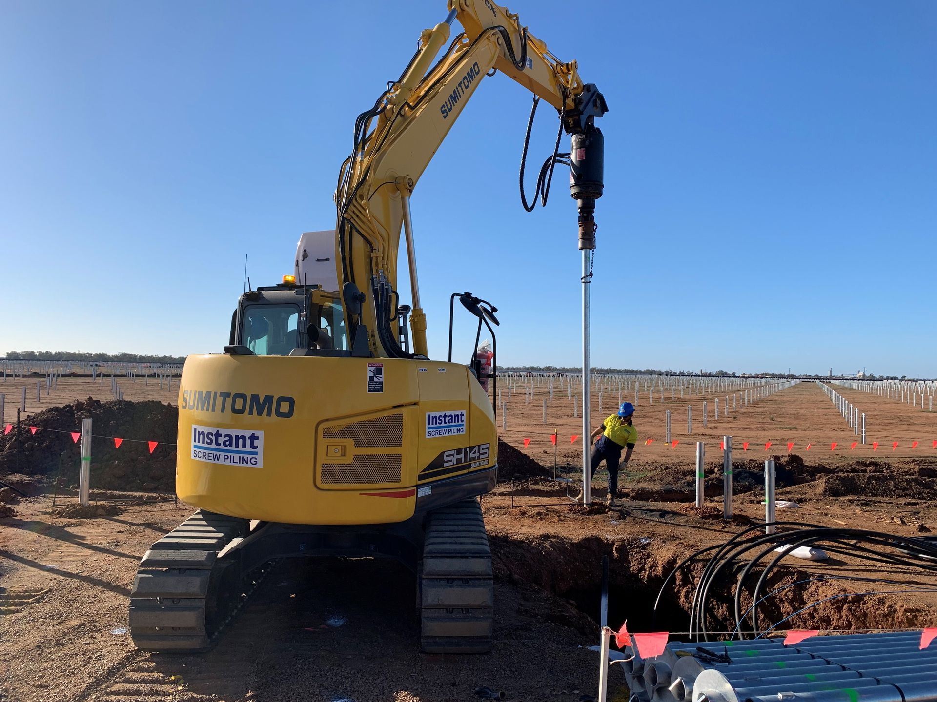 Screw Pile — Burleigh Heads, QLD — Instant Screw Piling Screw Pile — Burleigh Heads, QLD — Instant Screw Piling