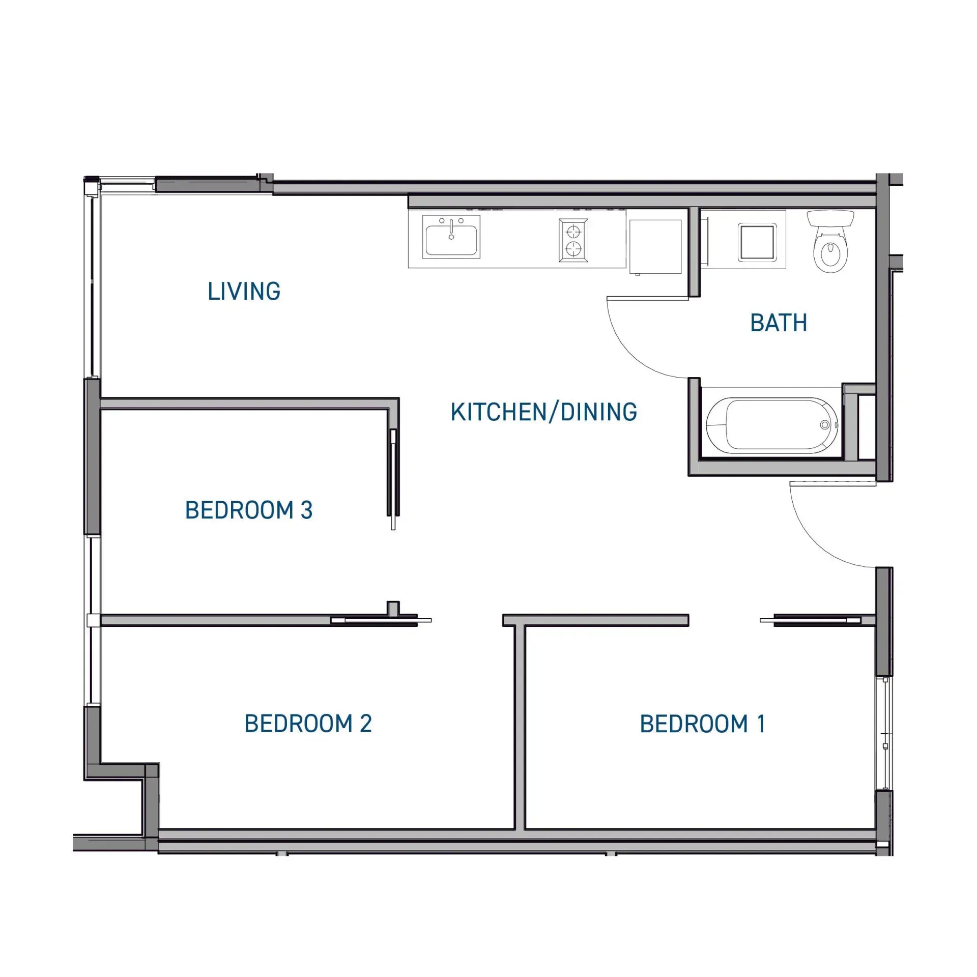 Floor Plan Unit B