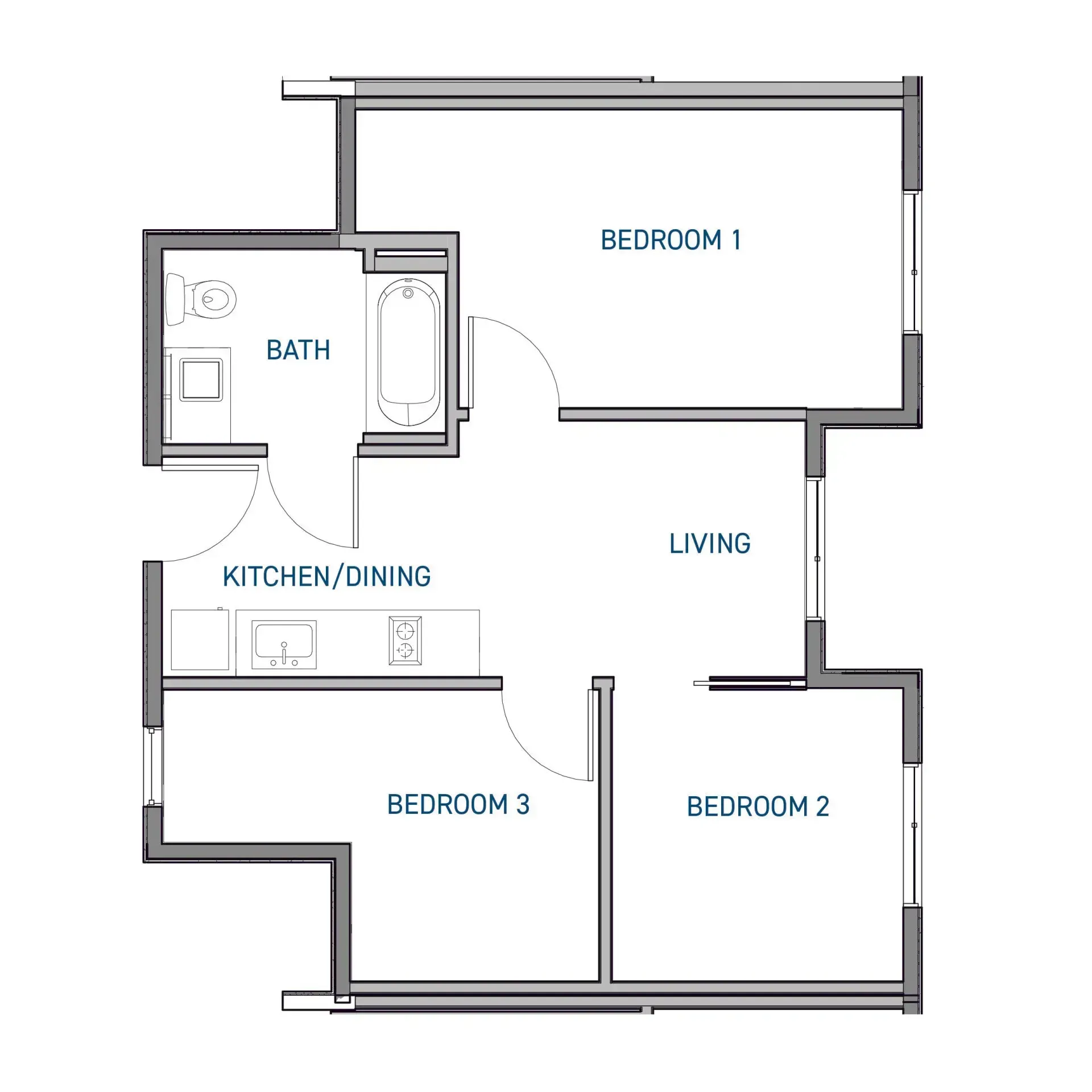 Floor Plan Unit H