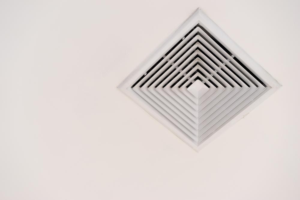 A White Air Vent in The Shape of A Diamond on A White Wall — Northernair in Evans Head, NSW