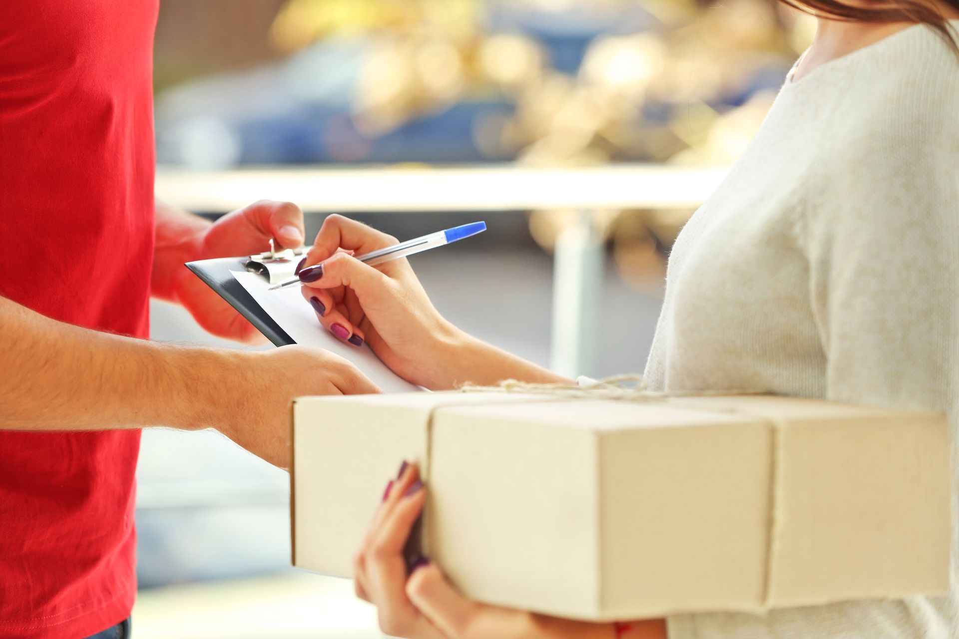 Receiver signing in a document