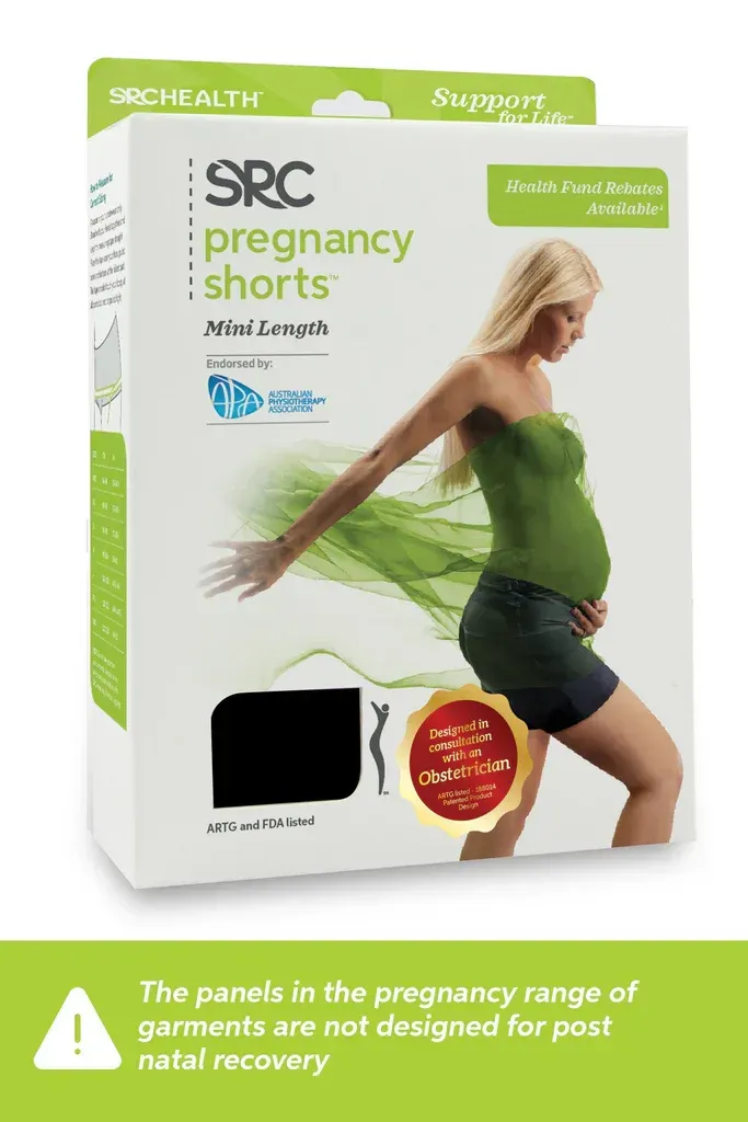 SRC Pregnancy Shorts - Mini - Black