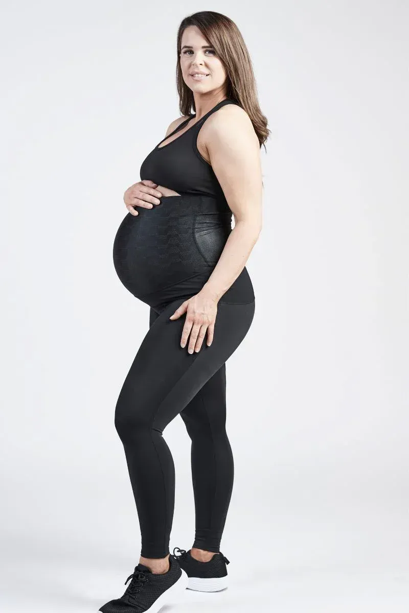 SRC Pregnancy Over Bump Leggings - Black