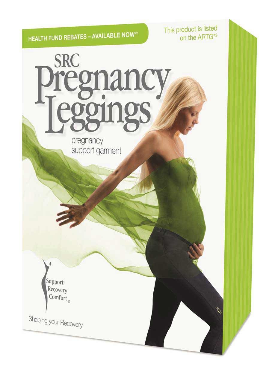 SRC Pregnancy Under Bump Leggings - Black