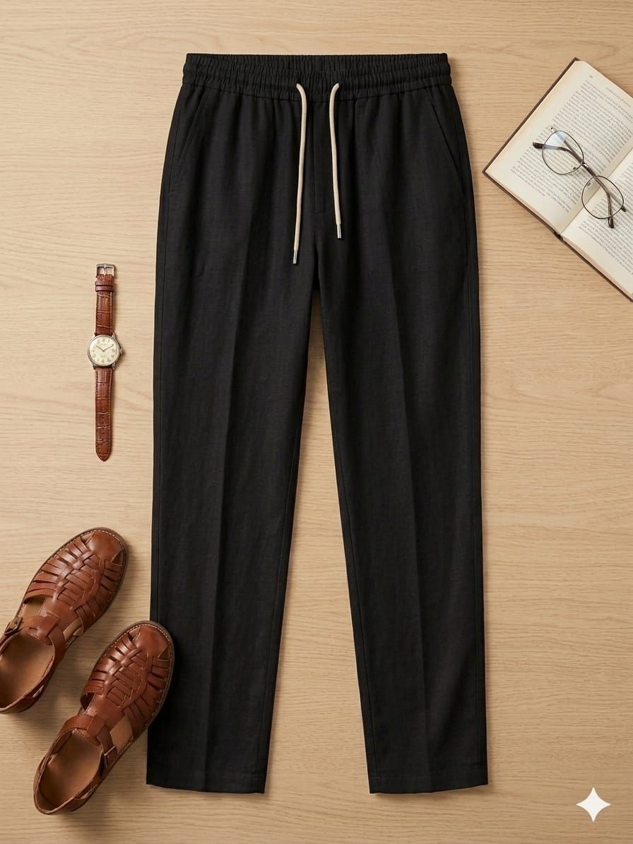 PANTALON DE LINO