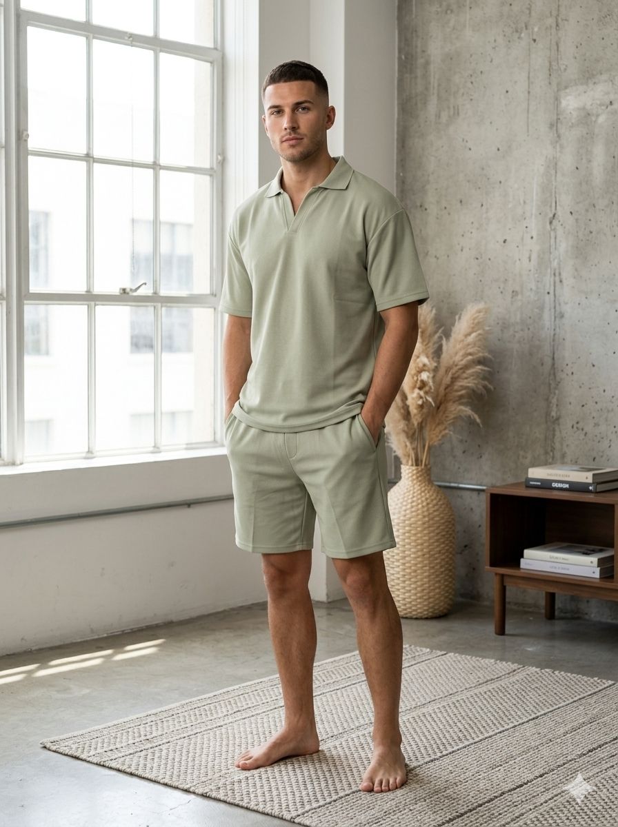 CONJUNTO CHOMBA/BERMUDA ( SMART CASUAL )