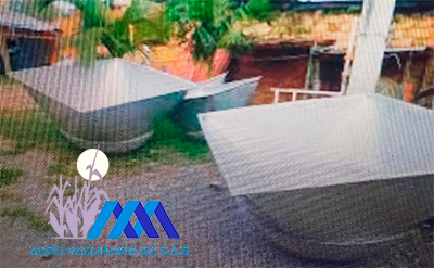 Pailas Aluminio Enfalcadas Cuadradas y redondas
