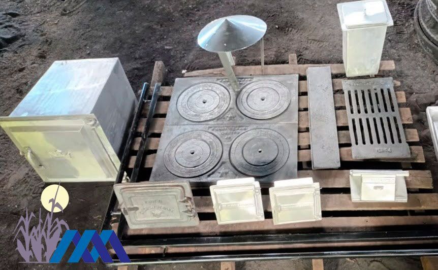 HERRAJES  ESTUFA DE CARBON 3