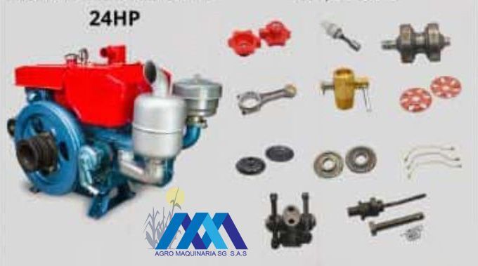 Repuestos Motor Diésel JD 24 y 30 hp