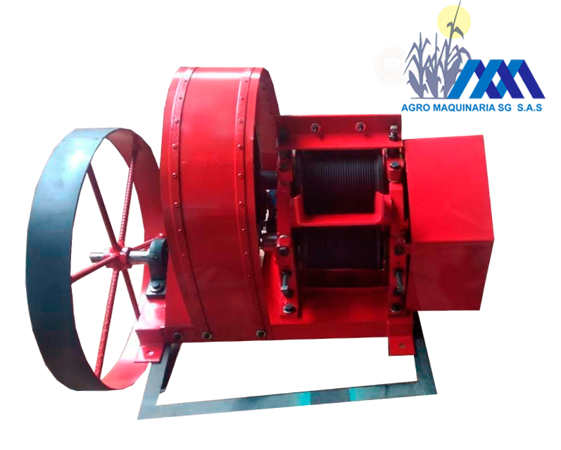 Trapiche panelero R 4 con motor Diesel 10 hp